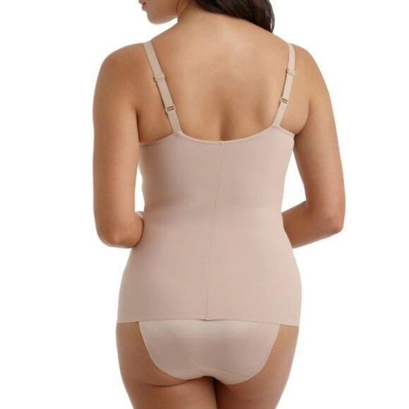 NWT Cupid Women's 36B Beige Firm Control Shaping Camisole Wonderful U Shapewear - Picture 3 of 3